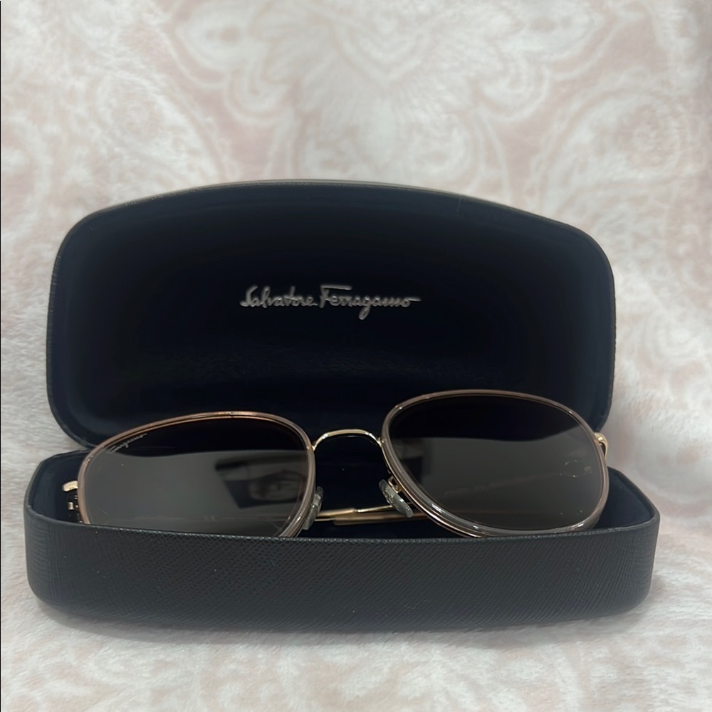 Salvatore Ferragamo Sunglasses with Black Case